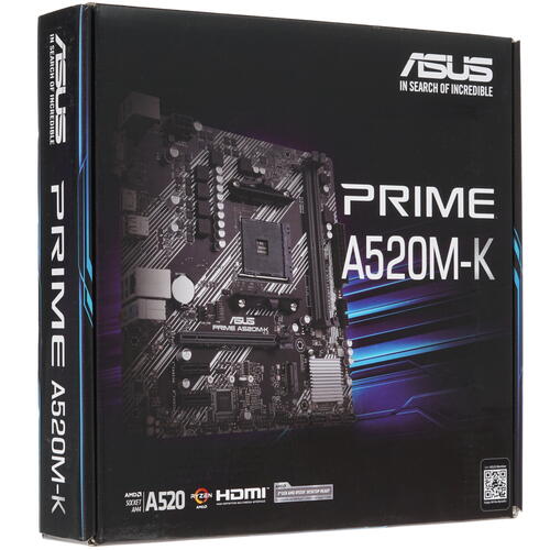 Купить Материнская плата ASUS PRIME A520M-K  1692882. Характеристики, отзывы и цены в Донецке