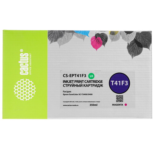 Купить Картридж Cactus CS-EPT41F3 T41F3 пурпурный  9146663. Характеристики, отзывы и цены в Донецке