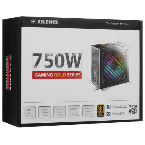 Купить Блок питания Xilence Gaming Gold Series XN335 [XP750R12.ARGB] черный  5417900. Характеристики, отзывы и цены в Донецке