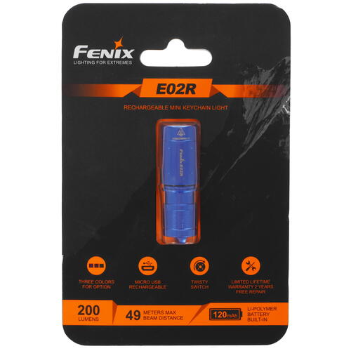 Купить Фонарь Fenix E02RBL  5078211. Характеристики, отзывы и цены в Донецке