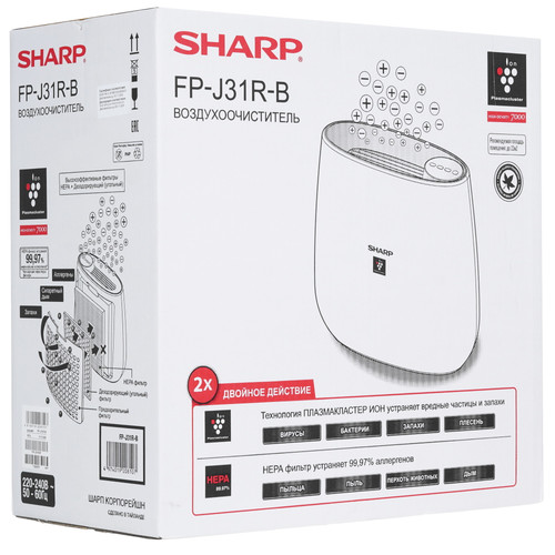 Купить Очиститель воздуха Sharp FPJ31RB белый  9908564. Характеристики, отзывы и цены в Донецке