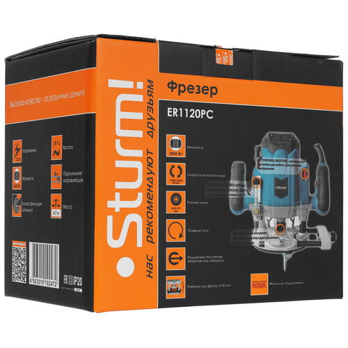 Купить Фрезер Sturm! ER1120PC  9938079. Характеристики, отзывы и цены в Донецке