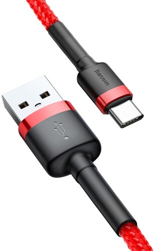 Купить Кабель круглый Baseus USB Type-C - USB 2.0 Type-A красный 2 м  9167113. Характеристики, отзывы и цены в Донецке