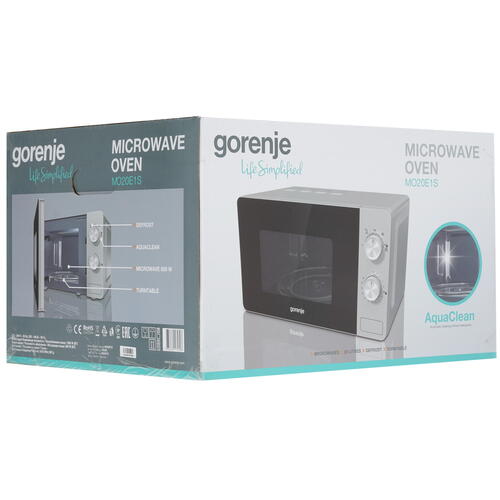 Купить Микроволновая печь Gorenje MO20E1S серебристый  8147807. Характеристики, отзывы и цены в Донецке