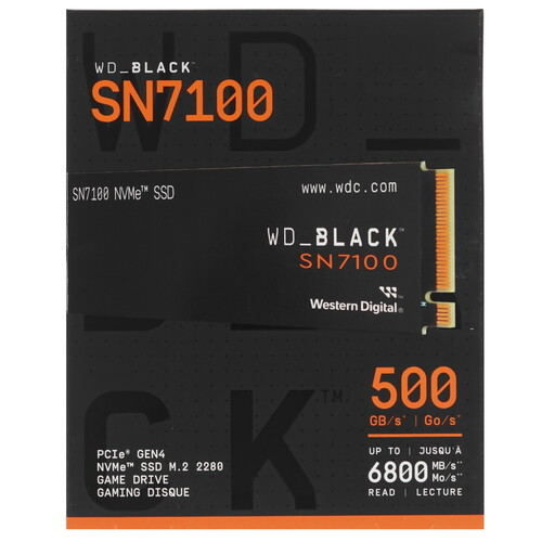 Купить 500 ГБ M.2 NVMe накопитель WD Black SN7100  5631355. Характеристики, отзывы и цены в Донецке