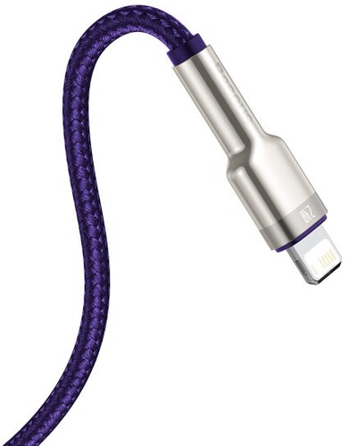 Купить Кабель круглый Baseus Lightning 8-pin - USB 2.0 Type-A фиолетовый 2 м  5627575. Характеристики, отзывы и цены в Донецке