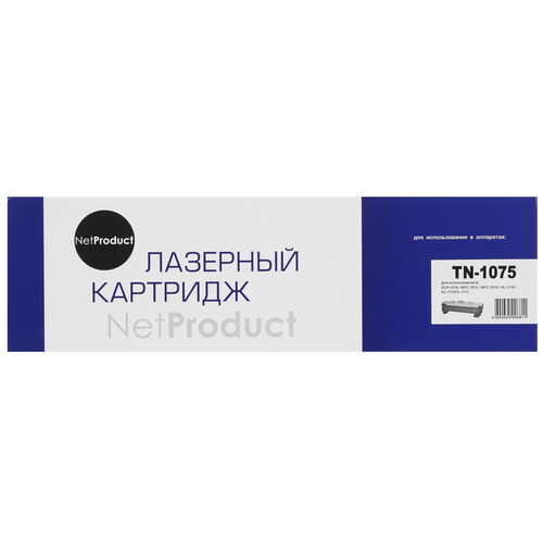 Купить Тонер-картридж лазерный NetProduct N-TN-1075 черный  9263615. Характеристики, отзывы и цены в Донецке