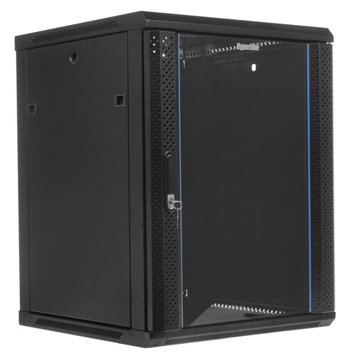 Купить Шкаф коммутационный Hyperline TWB-1566-GP-RAL9004  4710657. Характеристики, отзывы и цены в Донецке