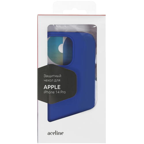 Купить Накладка  Aceline Liquid Silicone для Apple iPhone 14 Pro синий  5413239. Характеристики, отзывы и цены в Донецке