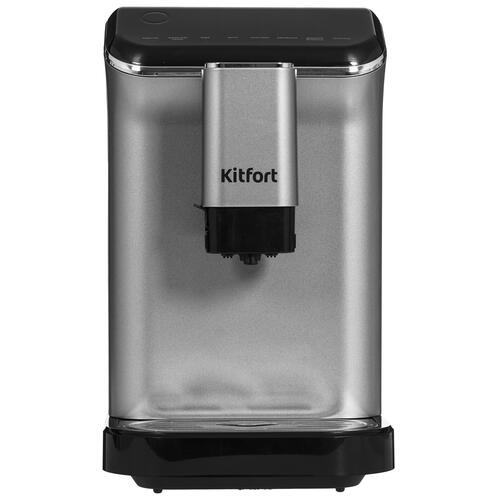 Купить Кофемашина автоматическая Kitfort КТ-7166 черный  9035892. Характеристики, отзывы и цены в Донецке