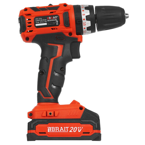 Купить Дрель-шуруповерт BRAIT BCD20SUBL  9230655. Характеристики, отзывы и цены в Донецке