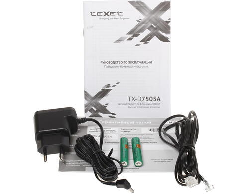 Купить Телефон беспроводной (DECT) teXet TX-D7505А  6731692. Характеристики, отзывы и цены в Донецке