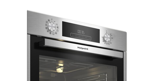 Купить Электрический духовой шкаф Hotpoint HFE8 1231 JSH IX серебристый  9241416. Характеристики, отзывы и цены в Донецке