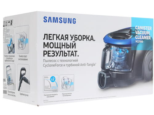 Купить Пылесос Samsung SC18M2150SG серый  1098425. Характеристики, отзывы и цены в Донецке