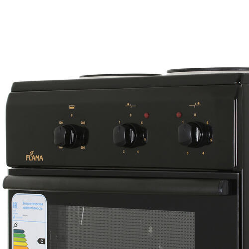 Купить Электрическая плита FLAMA CE 32011 B коричневый  9973293. Характеристики, отзывы и цены в Донецке