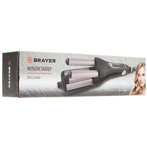 Купить Щипцы для завивки волос BRAYER BR3204BN  8191579. Характеристики, отзывы и цены в Донецке