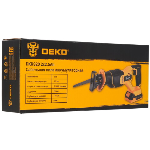 Купить Сабельная пила DEKO DKRS20  9229350. Характеристики, отзывы и цены в Донецке