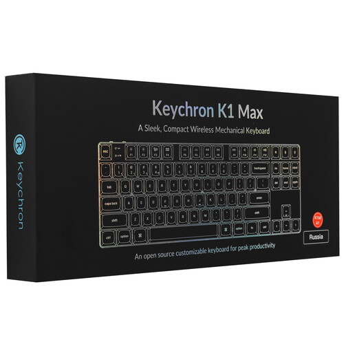 Купить Клавиатура проводная + беспроводная Keychron K1 Max  9179507. Характеристики, отзывы и цены в Донецке