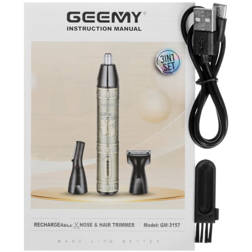 Купить Триммер Geemy GM-3157 коричневый/черный  5492130. Характеристики, отзывы и цены в Донецке
