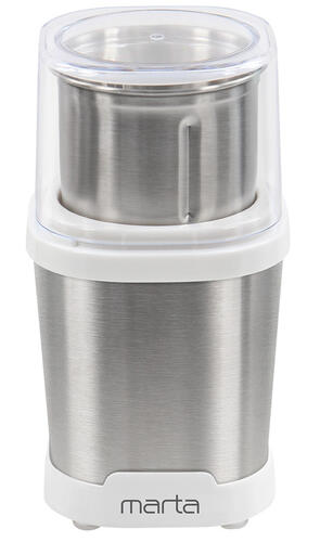 Купить Кофемолка электрическая MARTA MT-CG2182A белый  9091555. Характеристики, отзывы и цены в Донецке