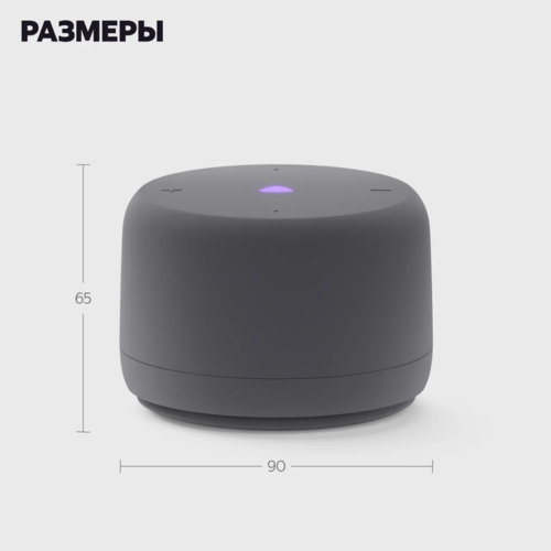 Купить Умная колонка Яндекс Станция Лайт 2 (без часов) серый  5629491. Характеристики, отзывы и цены в Донецке