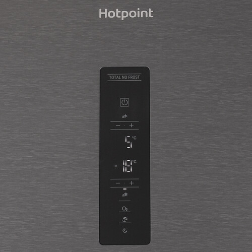 Купить Холодильник с морозильником   HotPoint HT 7201I DX O3 черный  5462821. Характеристики, отзывы и цены в Донецке