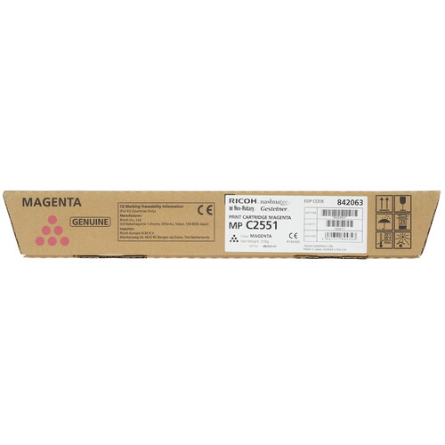 Купить Картридж лазерный Ricoh MPC2551HE пурпурный  1048076. Характеристики, отзывы и цены в Донецке
