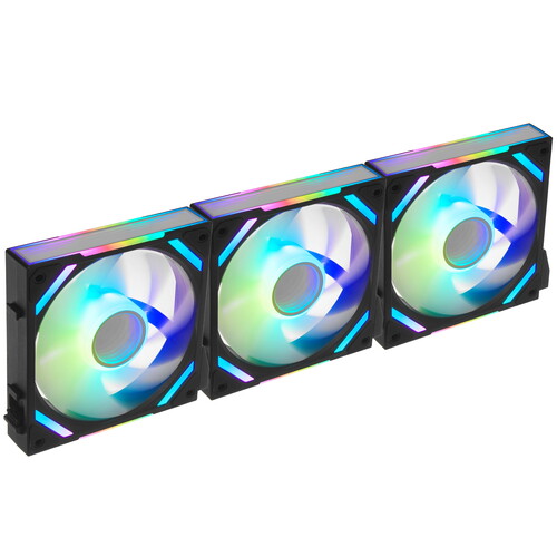 Купить Комплект вентиляторов XASTRA FS120B ARGB [FS120-3BA-SRX-GL] черный  5615661. Характеристики, отзывы и цены в Донецке