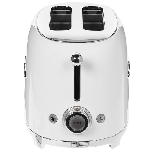 Купить Тостер Smeg TSF01WHEU белый  1152604. Характеристики, отзывы и цены в Донецке