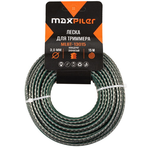 Купить Леска для триммеров MaxPiler MLBT-13015  9183205. Характеристики, отзывы и цены в Донецке