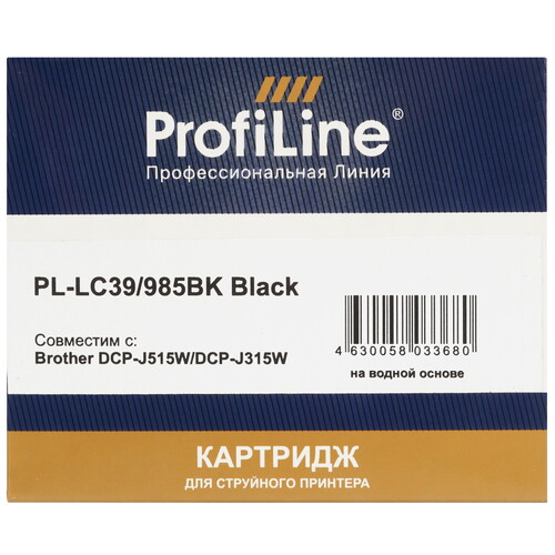 Купить Картридж ProfiLine PL-LC39/985BK черный  9129040. Характеристики, отзывы и цены в Донецке