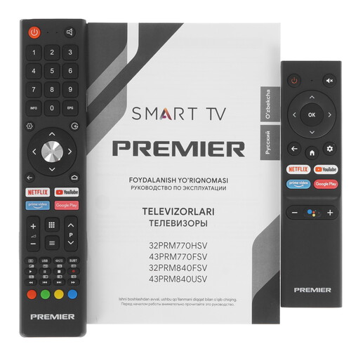 Купить 43" (109.22 см) Телевизор Premier 43PRM840USV черный  9189035. Характеристики, отзывы и цены в Донецке