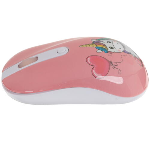 Купить Мышь+коврик беспроводная DEXP WM-201WU Unicorn  розовый  1387750. Характеристики, отзывы и цены в Донецке
