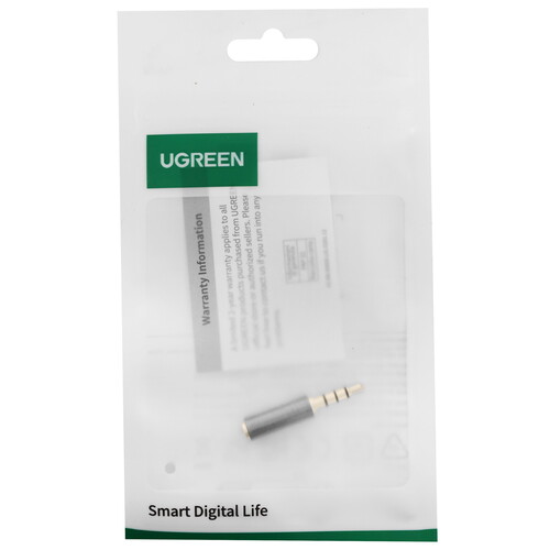 Купить Переходник   Ugreen 2.5 mm jack - 3.5 mm jack серый  9154915. Характеристики, отзывы и цены в Донецке