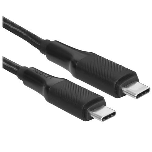 Купить Кабель круглый KEYRON USB Type-C - USB Type-C черный 1.5 м  9206854. Характеристики, отзывы и цены в Донецке