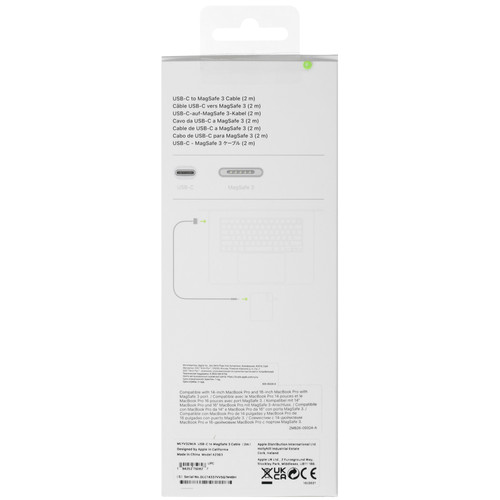 Купить Кабель Apple MagSafe 3 - USB Type-C белый  4886610. Характеристики, отзывы и цены в Донецке