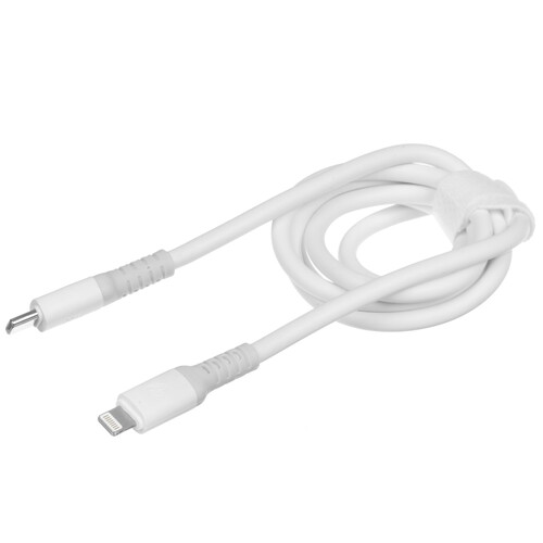Купить Кабель круглый BY Lightning 8-pin - USB Type-C белый 1 м  5482145. Характеристики, отзывы и цены в Донецке