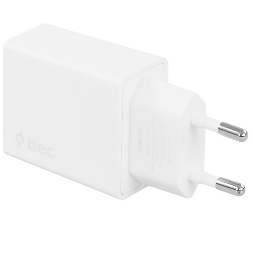 Купить Сетевое зарядное устройство TTEC SmartCharger QC / PD белый  9202667. Характеристики, отзывы и цены в Донецке