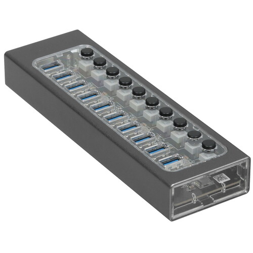 Купить USB-разветвитель ORICO AT2U3-10AB-EU-GY-BP  5471164. Характеристики, отзывы и цены в Донецке