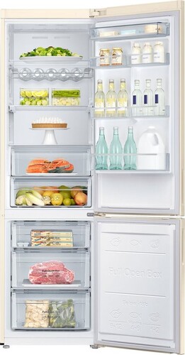Купить Холодильник с морозильником   Samsung RB37A5491EL/WT бежевый  5321069. Характеристики, отзывы и цены в Донецке