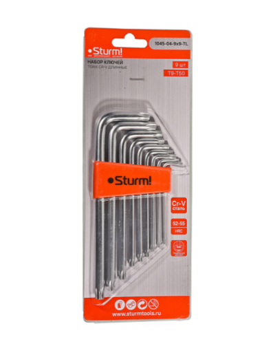 Купить Набор ключей Sturm! 1045-04-9x9-TL  8157189. Характеристики, отзывы и цены в Донецке