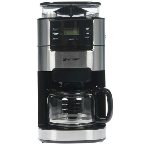 Купить Кофеварка капельная Kitfort KT-720 черный  8134611. Характеристики, отзывы и цены в Донецке