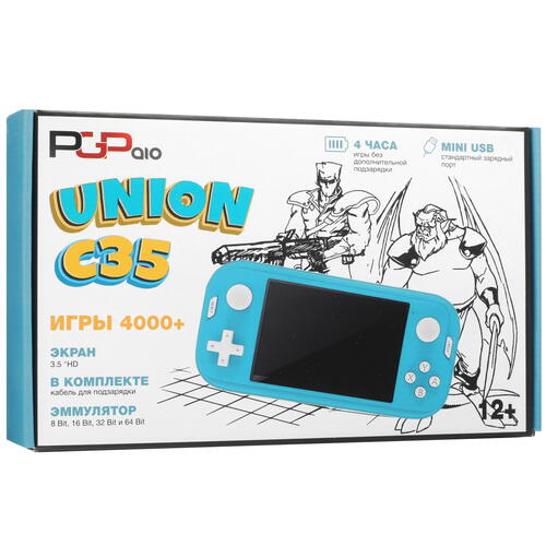 Купить Портативная игровая консоль PGP AIO Union C35b  + 4000 игр  5088667. Характеристики, отзывы и цены в Донецке