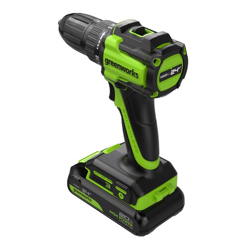 Купить Дрель-шуруповерт Greenworks DD345 24V  9305489. Характеристики, отзывы и цены в Донецке