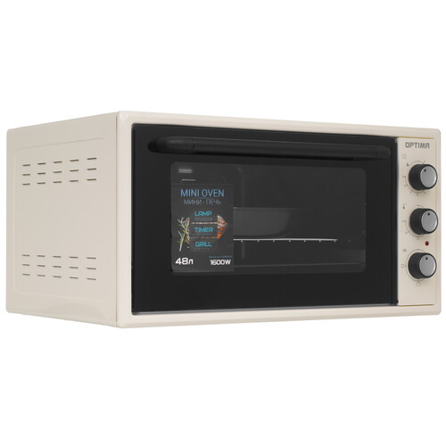 Купить Мини-печь OPTIMA MO-48B бежевый  9269533. Характеристики, отзывы и цены в Донецке