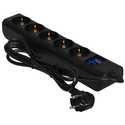 Купить Сетевой фильтр FinePower Aurora 519B черный  5434369. Характеристики, отзывы и цены в Донецке