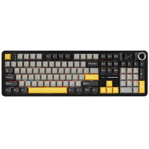 Купить Клавиатура проводная + беспроводная AULA F108 PRO  9260572. Характеристики, отзывы и цены в Донецке