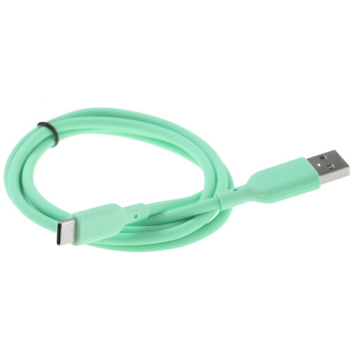 Купить Кабель круглый QUMO USB Type-C - USB 2.0 Type-A зеленый 1 м  4850194. Характеристики, отзывы и цены в Донецке