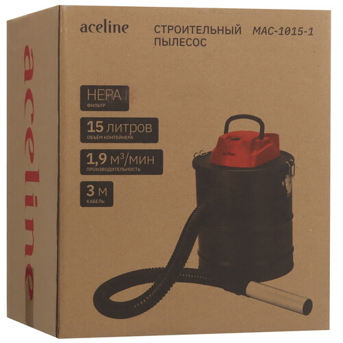 Купить Пылесос для золы  Aceline MAC-1015-1  9129872. Характеристики, отзывы и цены в Донецке