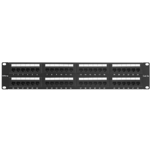 Купить Патч-панель WRline WR-PL-48-C5E-D  5480870. Характеристики, отзывы и цены в Донецке